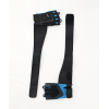 Перчатки для фитнеса STARFIT WG-201, черный/синий, S