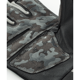 Перчатки для фитнеса STARFIT WG-203, черный/серый, M