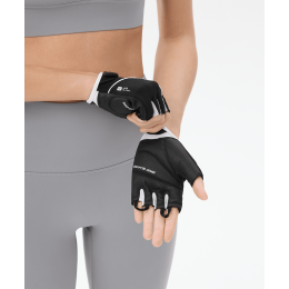 Перчатки для фитнеса STARFIT WG-202, черный/белый, S
