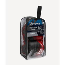 Перчатки INSANE MMA HYBRID, красный