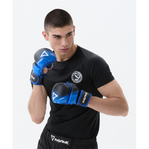 Перчатки INSANE MMA HYBRID, S, синий