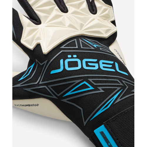 Перчатки вратарские JOGEL Genesis UL4 Evolution negative hybrid, черный, размер 6