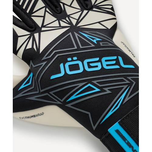 Перчатки вратарские JOGEL Genesis SL4 Negative hybrid, черный, размер 6