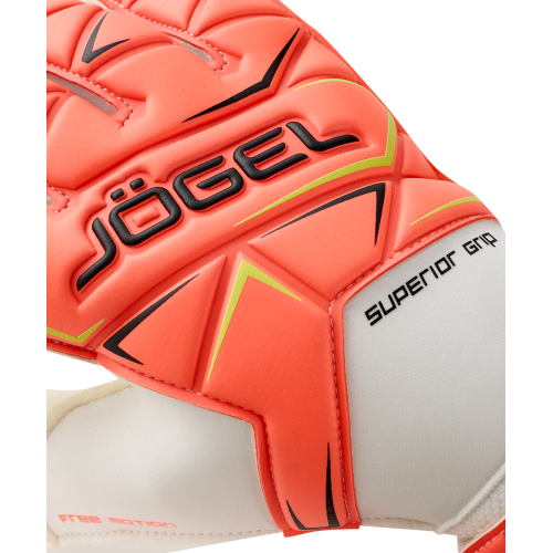 Перчатки вратарские JÖGEL Legend SL4 Roll Negative, коралловый, 6