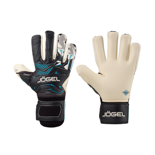 Перчатки вратарские JÖGEL MAGNUM EL4 Negative, черный, 6
