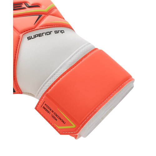 Перчатки вратарские JÖGEL Legend SL4 Roll Negative, коралловый, 6