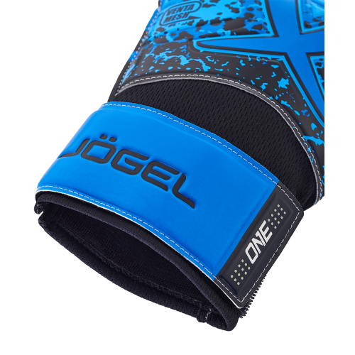 Перчатки вратарские JÖGEL ONE Wizard AL3 Flat, голубой, 6