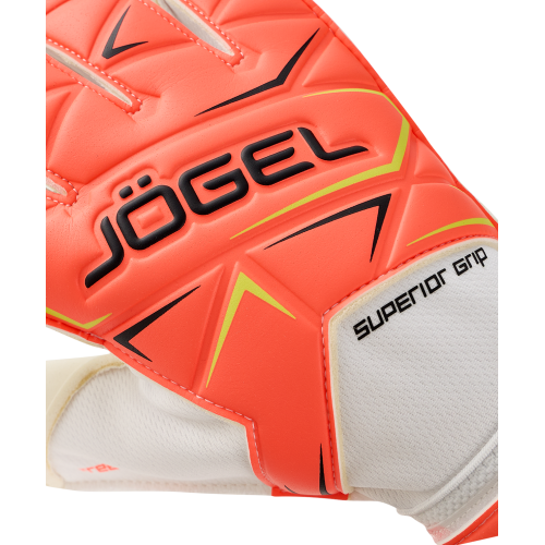 Перчатки вратарские JÖGEL Legend SL3 Roll Flat, коралловый, 4