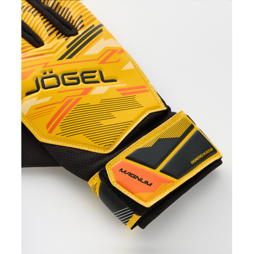 Перчатки вратарские JÖGEL Magnum AL3 Flat, желтый, 3