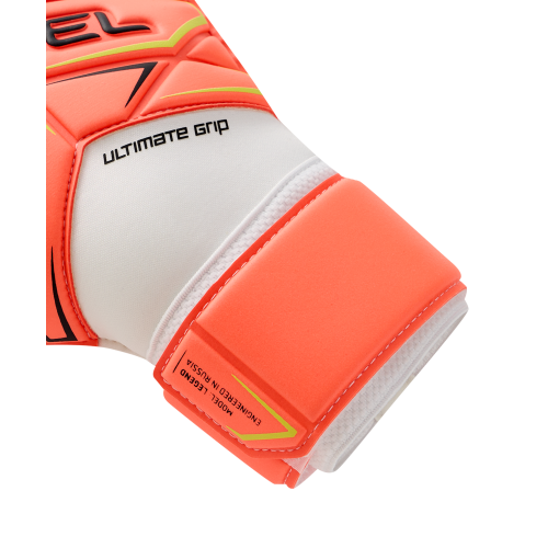 Перчатки вратарские JÖGEL Legend UL4 Roll Negative, коралловый, 6