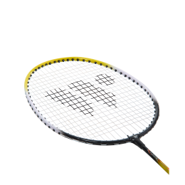 Набор для бадминтона Steeltec 216K, 2 ракетки, 2 волана, желтый/зеленый, детский