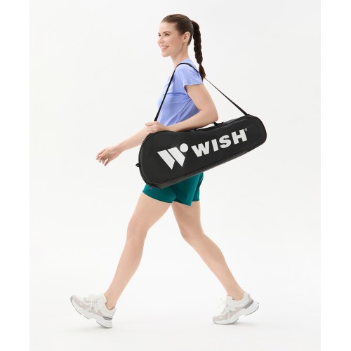Набор для бадминтона WISH Family set 216, 4 ракетки, 3 волана, синий/зеленый