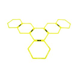 Набор шестиугольных напольных обручей Agility Hoops (JA-216), 6 шт.