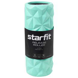 Ролик массажный FA-507, EVA/PP, средняя жесткость, 32,5x12,5 cм, мятный/серый