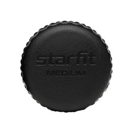 Ролик массажный FA-526, PU, средняя жесткость, 15x8 см, черный