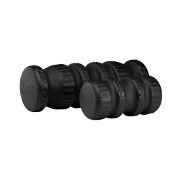 Ролик массажный FA-526, PU, средняя жесткость, 30x10 см, черный