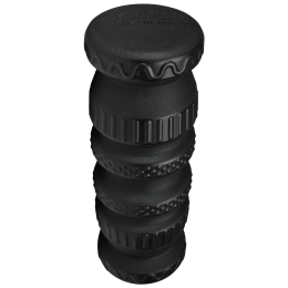 Ролик массажный FA-526, PU, средняя жесткость, 30x10 см, черный