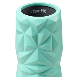 Ролик массажный FA-507, EVA/PP, средняя жесткость, 32,5x12,5 cм, мятный/серый