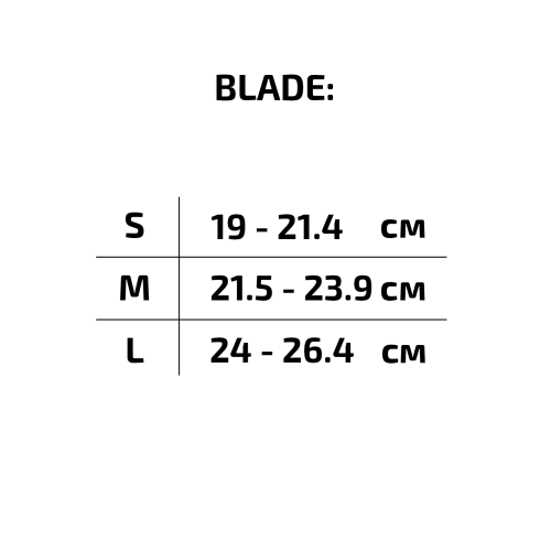 Ролики раздвижные RIDEX Blade Black, алюминиевая рама, Размер S