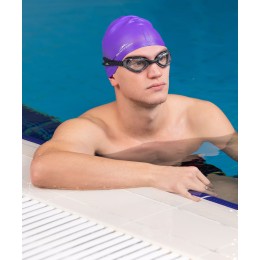 Шапочка для плавания Nuance Purple, силикон