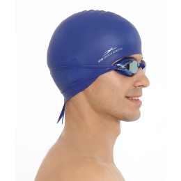 Шапочка для плавания Nuance Navy, силикон