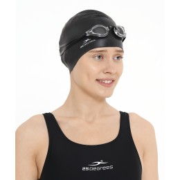 Шапочка для плавания Mamana Black, силикон, для длинных волос