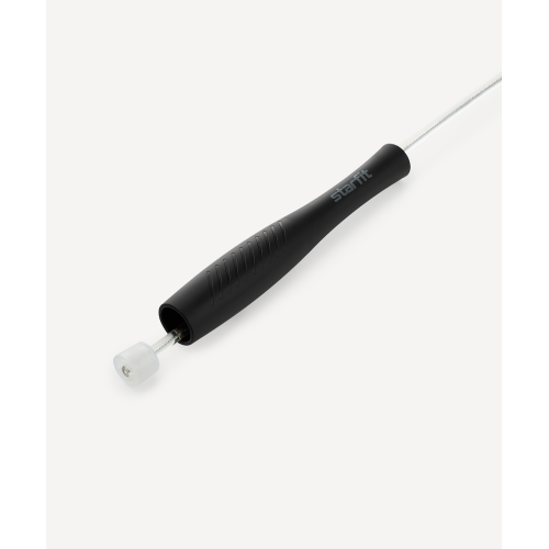 Скакалка Starfit RP-501 ПВХ, с пластиковыми ручками, 3 м, черный