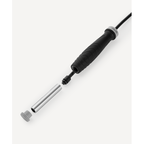Скакалка Starfit RP-601 ПВХ, с утяжелителями, 3 м, черный
