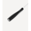 Скакалка Starfit RP-501 ПВХ, с пластиковыми ручками, 3 м, черный