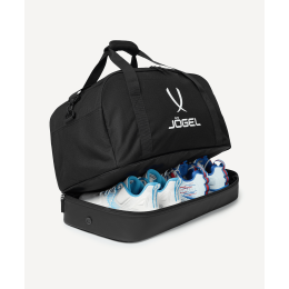 Сумка спортивная с двойным дном JOGEL DIVISION Double Bottom Bag, черный