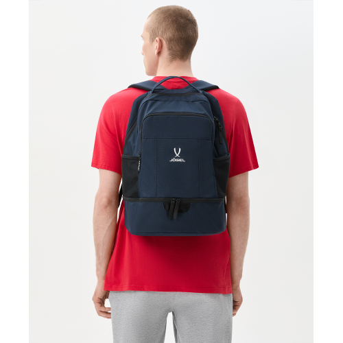 Рюкзак с двойным дном Jogel CAMP Double Bottom 2.0, темно-синий