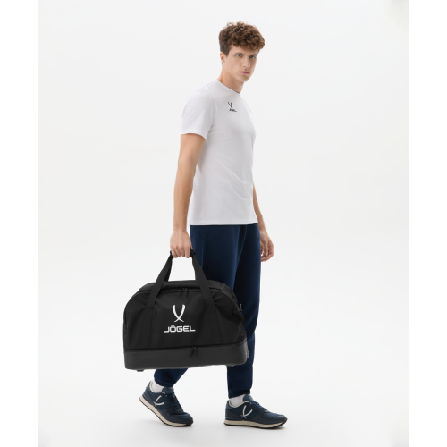 Сумка спортивная с двойным дном JOGEL DIVISION Double Bottom Bag, черный