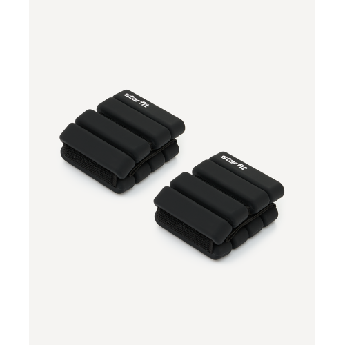Утяжелители силиконовые Starfit WT-601, 1 кг, черный