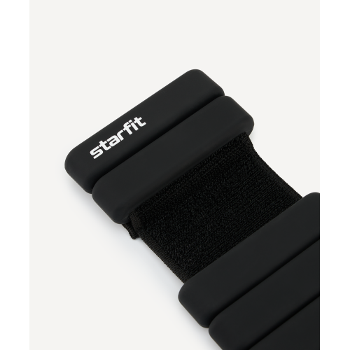 Утяжелители силиконовые Starfit WT-601, 1 кг, черный