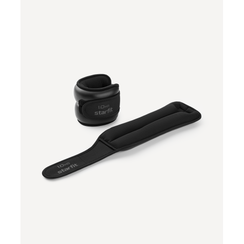 Утяжелители Starfit WT-701, 1 кг, черный