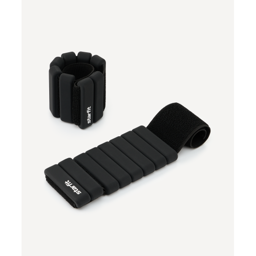Утяжелители силиконовые Starfit WT-601, 1 кг, черный