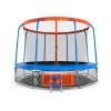 Батут DFC JUMP BASKET 14ft с внутренней сеткой и лестницей (427 cм)
