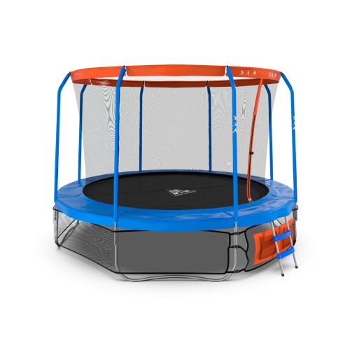 Батут DFC JUMP BASKET 14ft с внутренней сеткой и лестницей (427 cм)