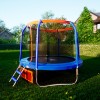 Батут DFC JUMP BASKET 8ft с внутренней сеткой и лестницей (244 cм)