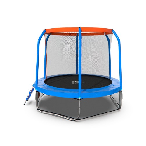 Батут DFC JUMP BASKET 8ft с внутренней сеткой и лестницей (244 cм)