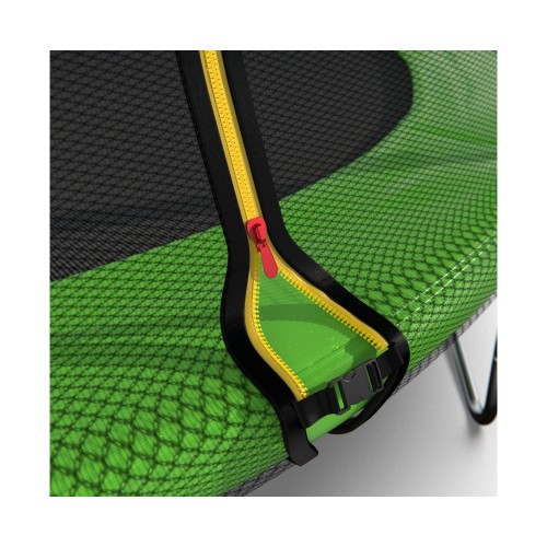 Батут DFC Trampoline Fitness 14ft (427 см) с внешней сеткой, св.зел.