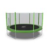 Батут DFC Trampoline Fitness 14ft (427 см) с внешней сеткой, св.зел.
