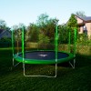 Батут DFC Trampoline Fitness 14ft (427 см) с внешней сеткой, св.зел.