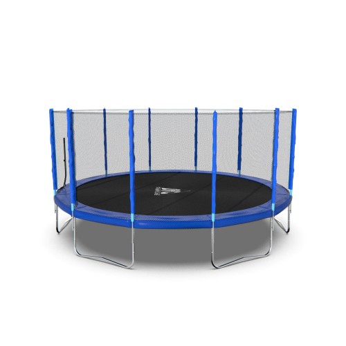 Батут DFC Trampoline Fitness 16ft (488 см) с внешней сеткой, синий