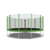 Батут DFC Trampoline Fitness 16ft (488 см) с внешней сеткой, св.зел.