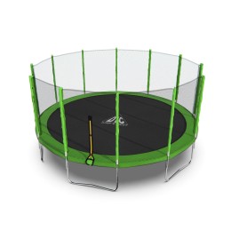 Батут DFC Trampoline Fitness 16ft (488 см) с внешней сеткой, св.зел.