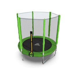 Батут DFC Trampoline Fitness 6ft с внешней сеткой, св.зел. (183см)