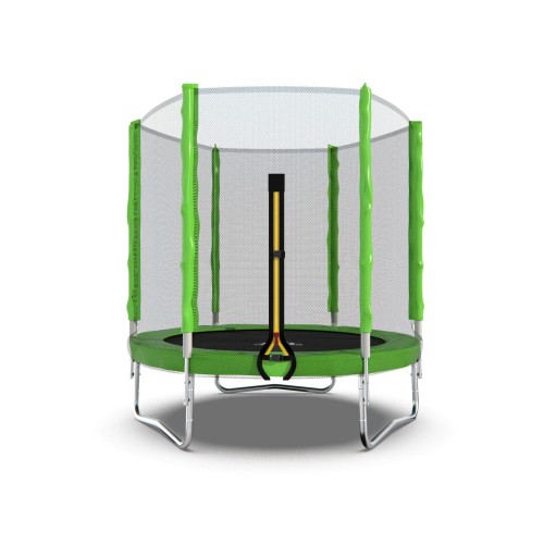 Батут DFC Trampoline Fitness 6ft с внешней сеткой, св.зел. (183см)