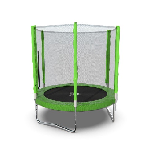 Батут DFC Trampoline Fitness 6ft с внешней сеткой, св.зел. (183см)