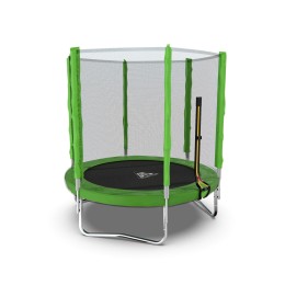 Батут DFC Trampoline Fitness 6ft с внешней сеткой, св.зел. (183см)